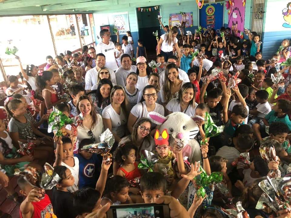 OAB realiza páscoa solidária na Escola Palafita Sara Pires, em Santana